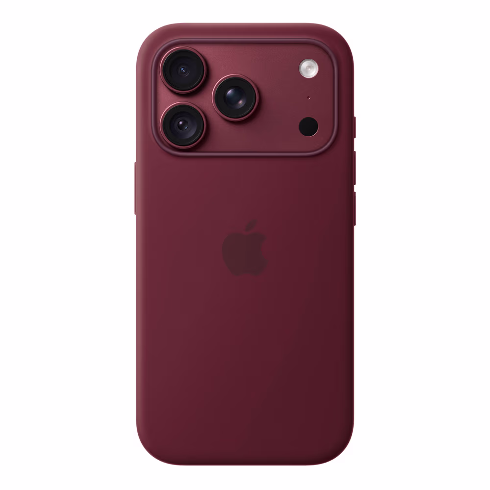 Husa Apple iPhone 18 Pro Silicone Case with MagSafe - Burgundy (MK8U4ZM/A)