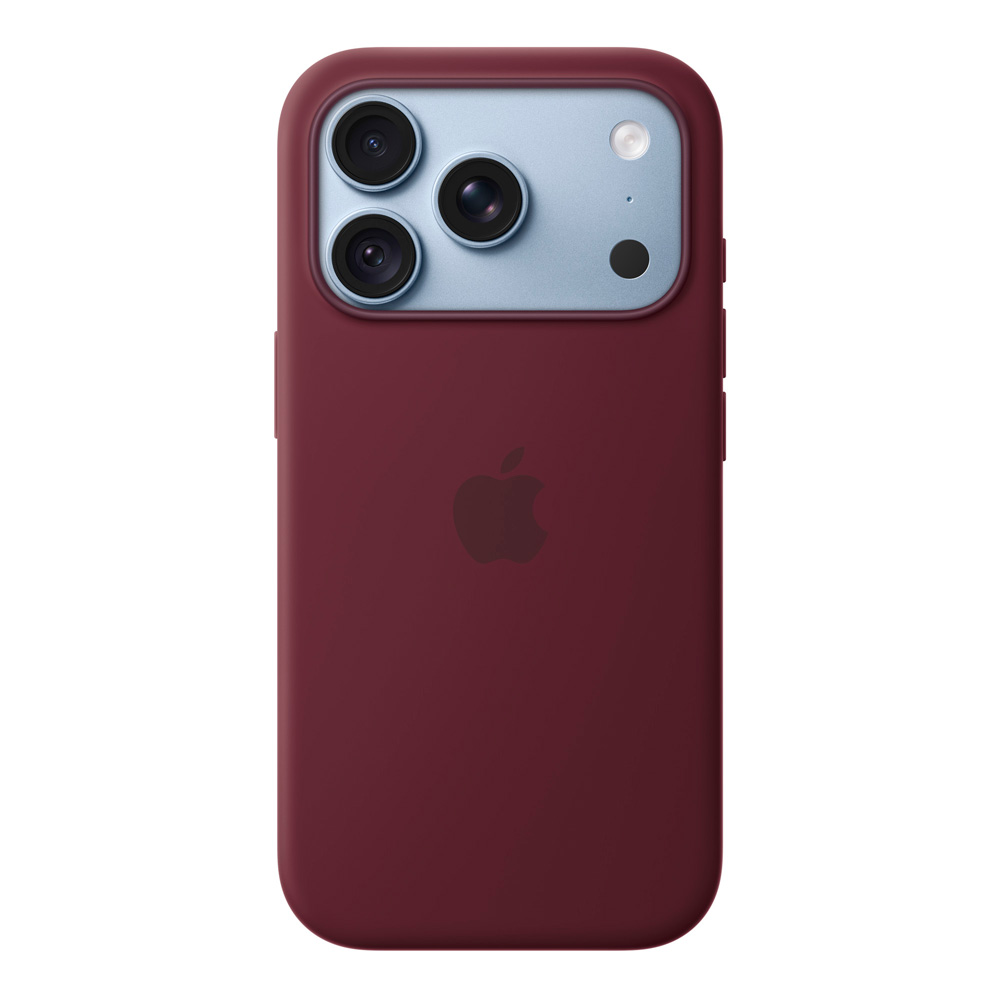 Husa Apple iPhone 18 Pro Silicone Case with MagSafe - Burgundy (MK8U4ZM/A) photo 2
