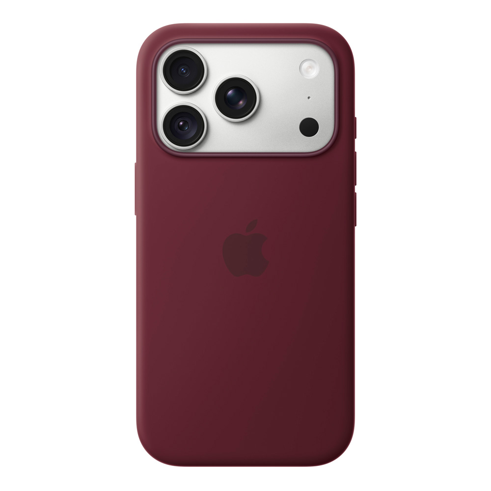Husa Apple iPhone 18 Pro Silicone Case with MagSafe - Burgundy (MK8U4ZM/A) photo 3