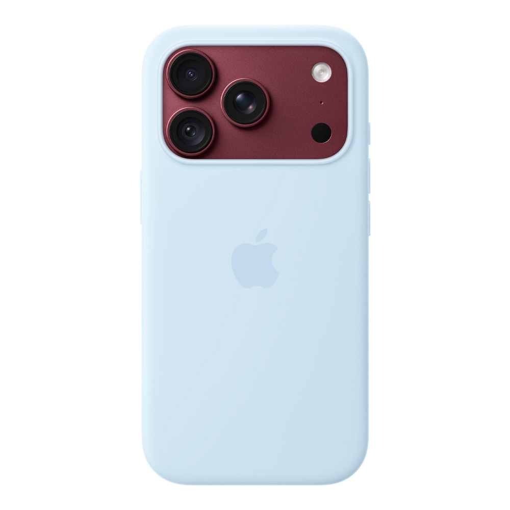 Husa Apple iPhone 18 Pro Silicone Case with MagSafe - Crisp Blue (MK8W4ZM/A) photo 2