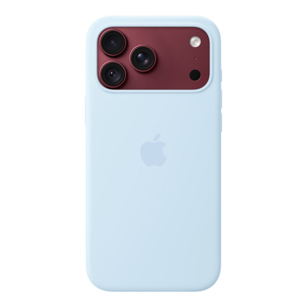 Husa Apple iPhone 18 Pro Max Silicone Case with MagSafe - Crisp Blue (MK934ZM/A) photo 2