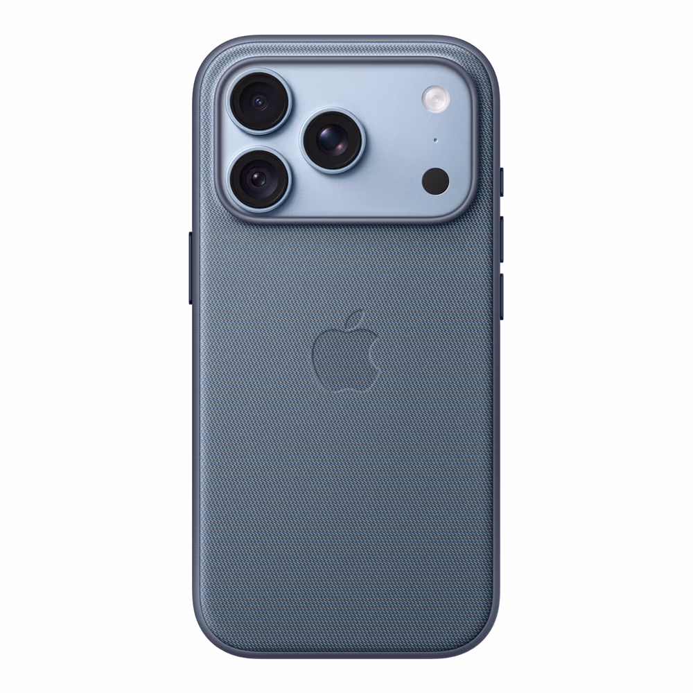 Husa Apple iPhone 18 Pro TechWoven Case with MagSafe - Chambray Blue (MKD54ZM/A)