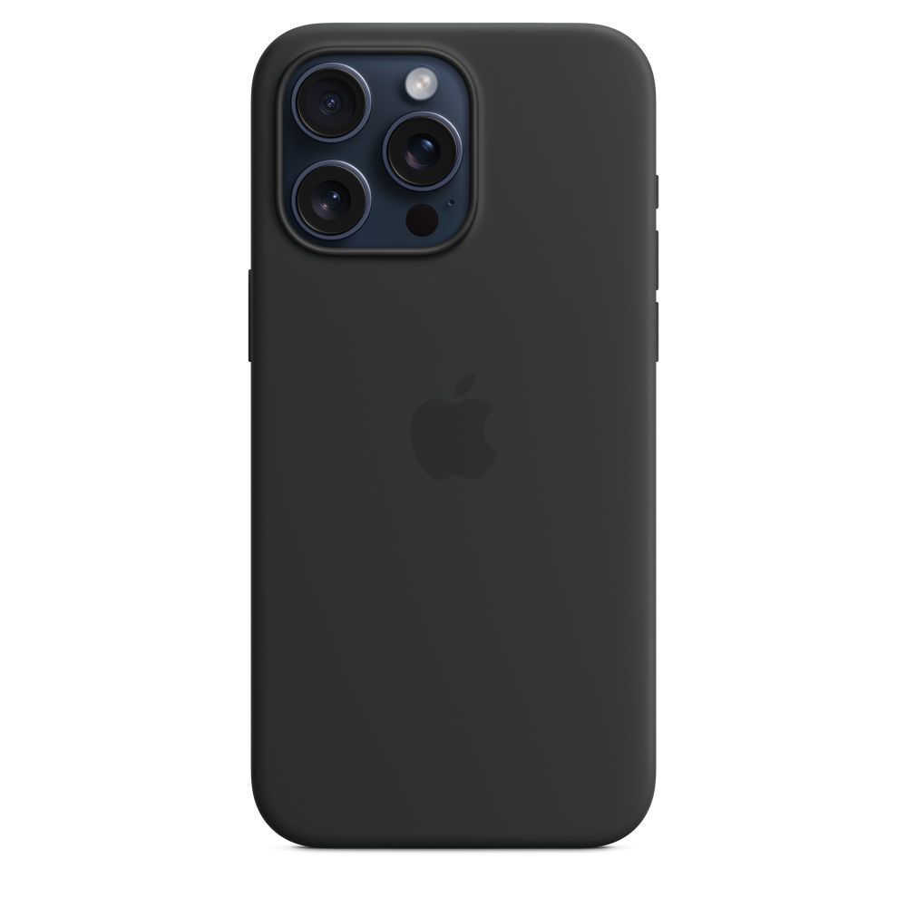 Чехол Для смартфона Apple iPhone 15 Pro Max Silicone Case Black (MT1M3ZMA) Черный photo 2