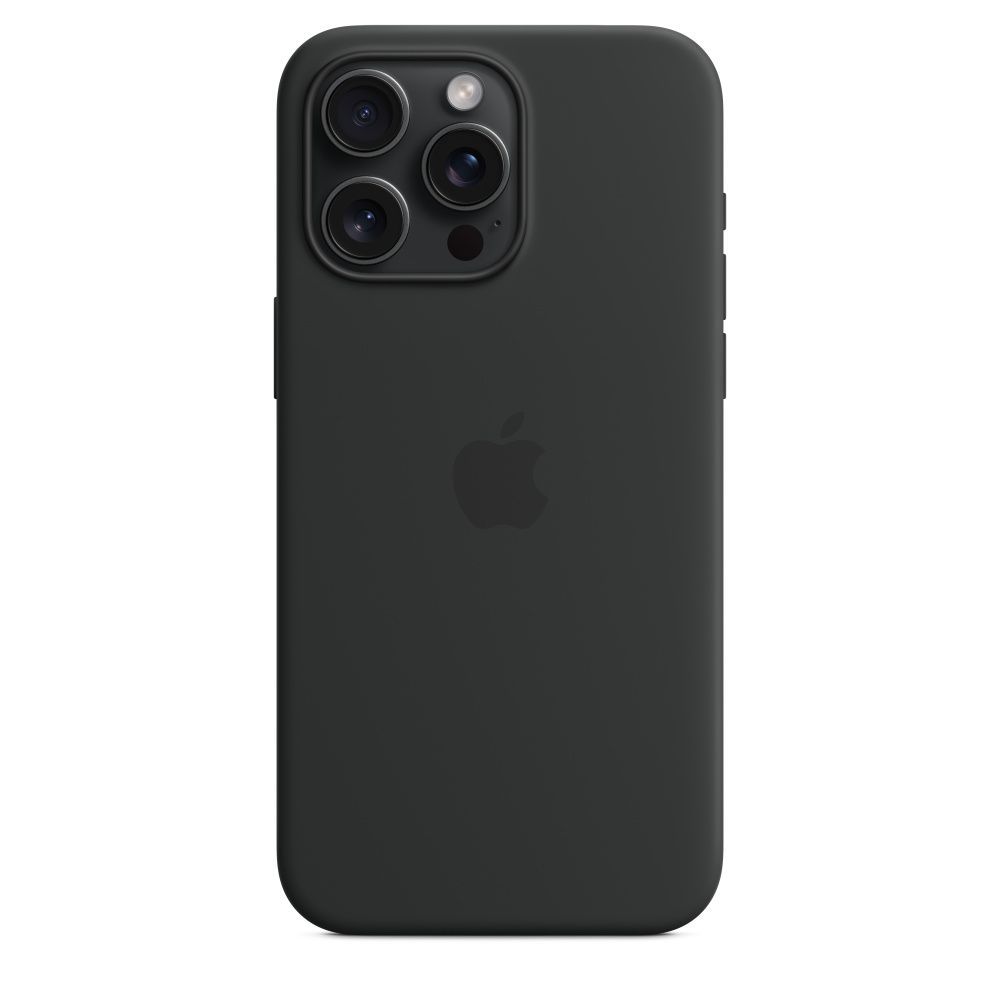 Чехол Для смартфона Apple iPhone 15 Pro Max Silicone Case Black (MT1M3ZMA) Черный photo 4