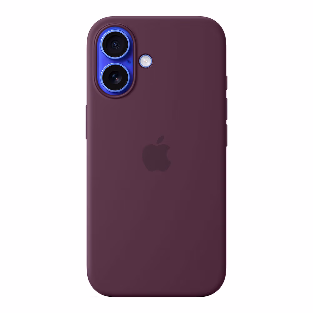 Husa Apple iPhone 16 Silicone Case with MagSafe - Plum (MYY43ZMA) 