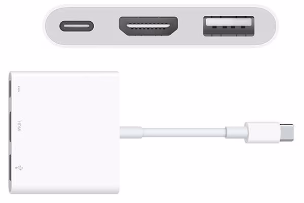 Кабель USB Type-C - USB Type-C/HDMI/USB A Apple MJ1K2ZM/A