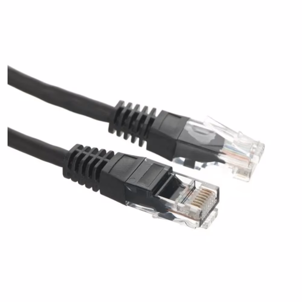Cablu de retea Cablexpert 5E PP12-1M 1m, Black 