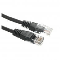 Cablu de retea Cablexpert 5E PP12-1M 1m, Black thumbnav 1