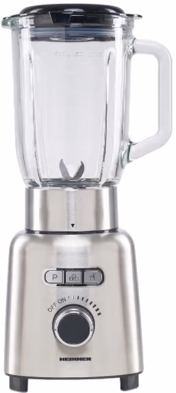 Blender Heinner HBLICE1000XMC, 1000 W, 2 trepte viteza, Gri 