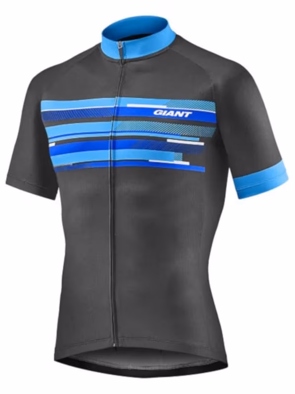 Футболка Giant SS BLACK/BLUE MD 