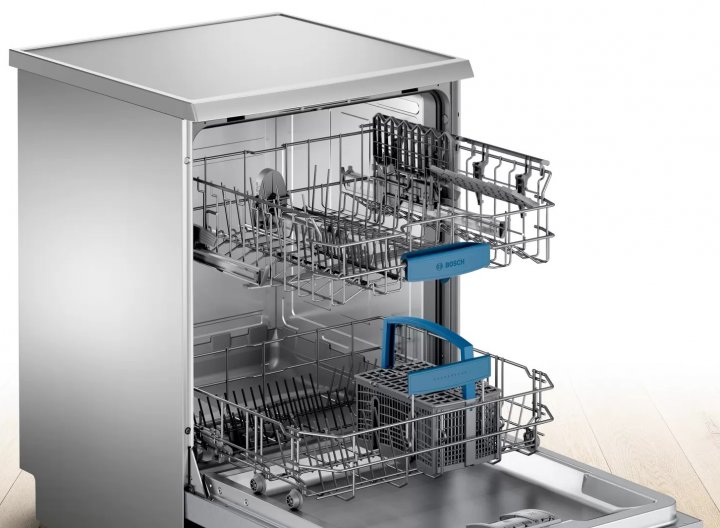 Masina de spalat vase Bosch SMS43D08ME Inox / Seturi /De dimensiune completa photo 6