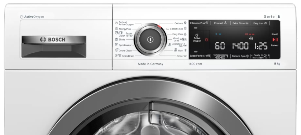 Стиральная машина Bosch WAV28L90ME 9 кг / 1400 об/мин / A+++ / Белый photo 5