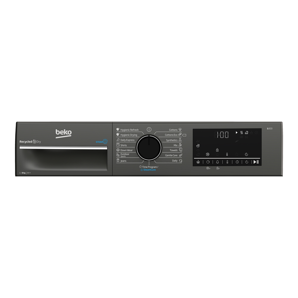 Сушильная машина Beko B3T68239MG / 8 кг / A++ / Серый photo 5