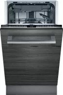 Посудомоечная машина встраиваемая Siemens SR63HX65MK, 10 комплектов, 4программы, 44.8 см, A+, Серебристый