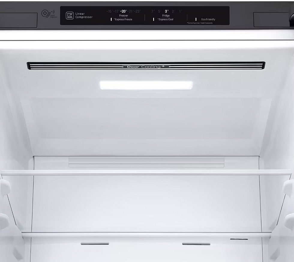 Frigider cu doua usi LG GBB61PZJMN / 341 l / 186 cm / E / Gri photo 2