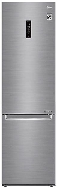Frigider cu doua usi LG GBB72PZDMN / 384 l / 203 cm / E / Gri photo 1