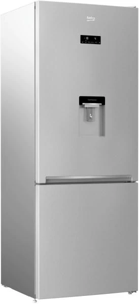 Frigider cu congelator jos Beko RCNE560E40DZMN, 510 l, 192 cm, E, Gri