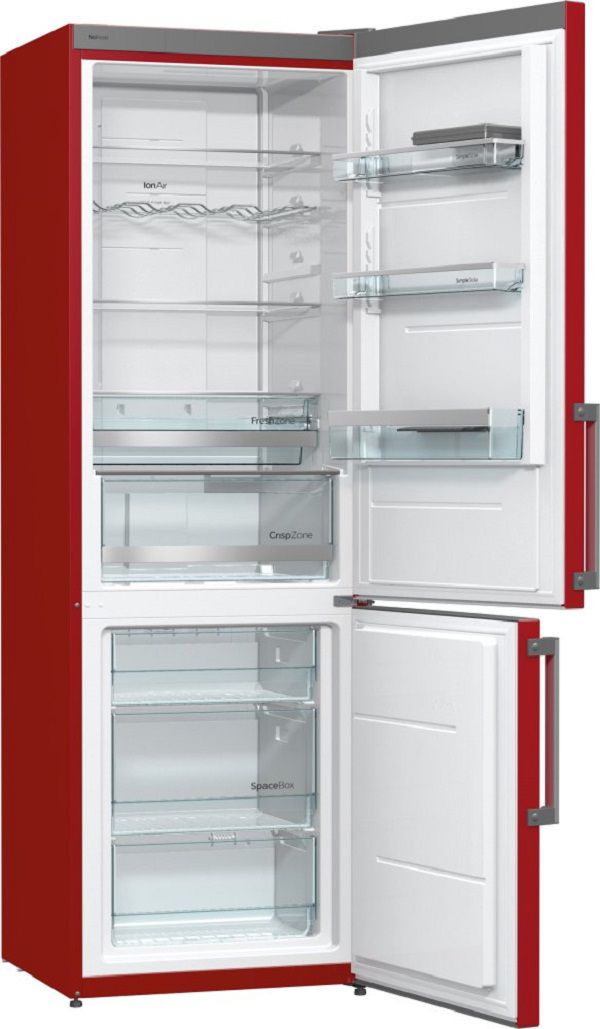 Холодильник двухдверный Gorenje NRK6192MR / 306 л / 185 см / A++ / Красный photo 4