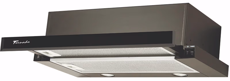 Вытяжка телескопическая Tornado Sondo H 700 60 FG BL MR