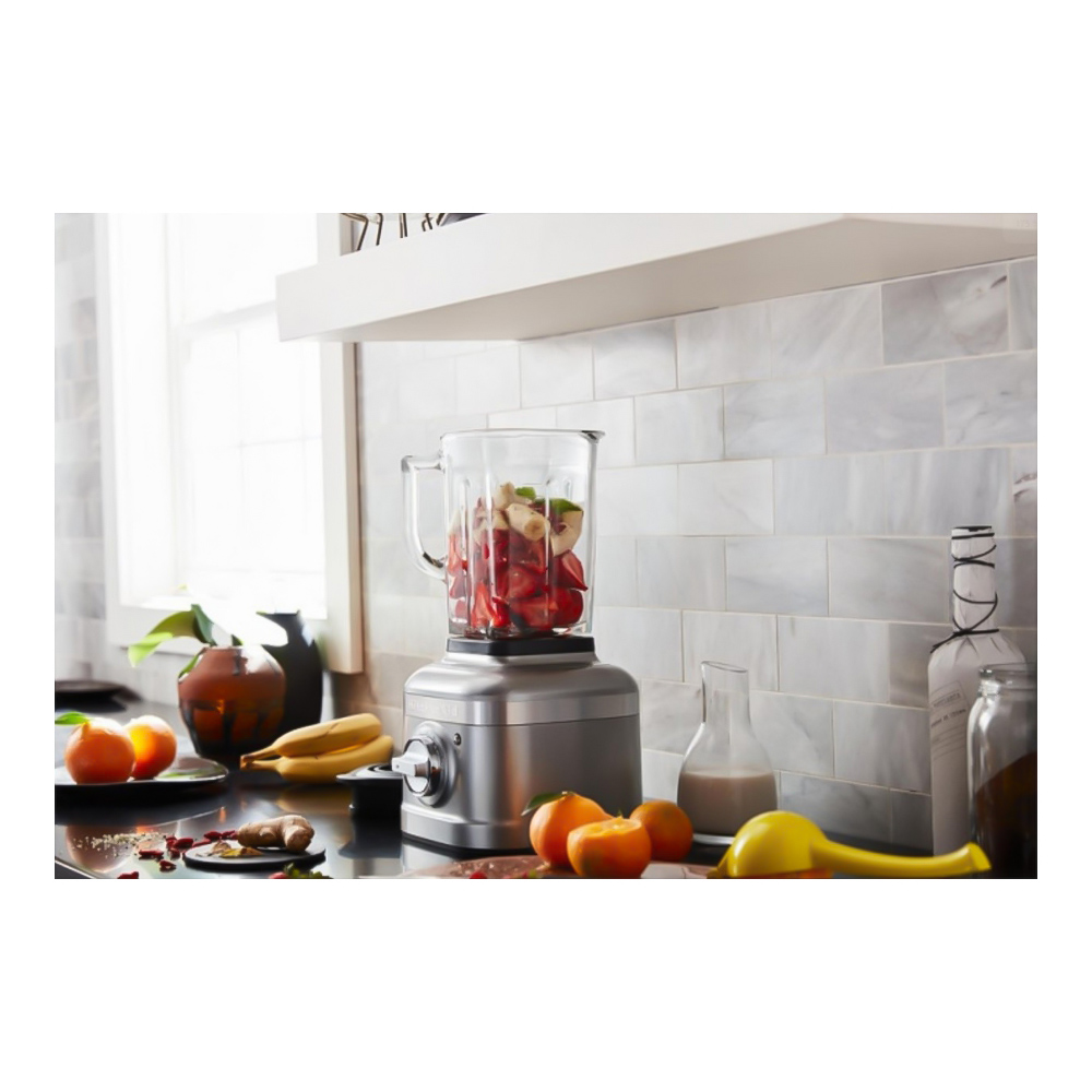 Блендер Cтационарный KitchenAid 5KSB4026EMS Серебристый / 5 скоростей / мл photo 6