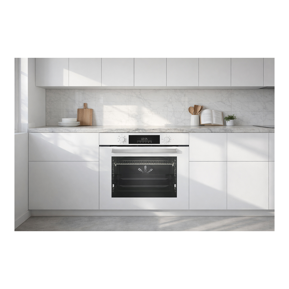 Cuptor electric incorporabil Beko BBIM14300WMS / 72 l. / A / Alb photo 5