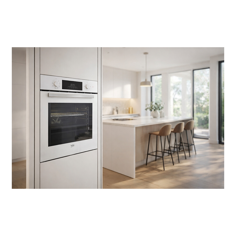 Cuptor electric incorporabil Beko BBIM14300WMS / 72 l. / A / Alb photo 7