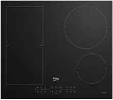 Встраиваемая индукционная панель Beko HII64200FMT, 4 конфорок, Черный