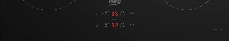 Встраиваемая индукционная панель Beko HII64401MT, 4 конфорок, Черный