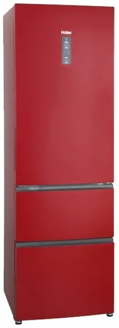 Frigider cu doua usi Haier A2F635CRMV / 356 l / 190.5 cm / A+ / Rosu photo 2
