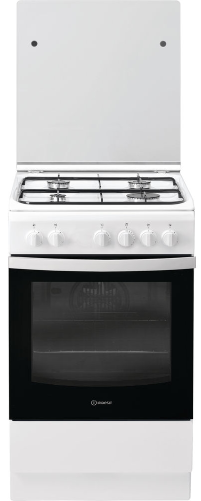 Газовая плита Indesit IS5G0PMW/E / 4 конфорок / 50 см / Белый photo 1