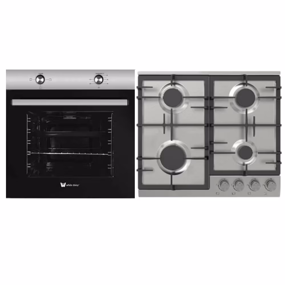 Комплект встраиваемой техники Eurolux HBBR64GWCIX+OVEM603MX, 76 л 