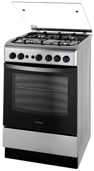 Газовая плита Indesit IS5G1PMX/E / 4 конфорок / 50 см / Нержавеющая сталь photo 6