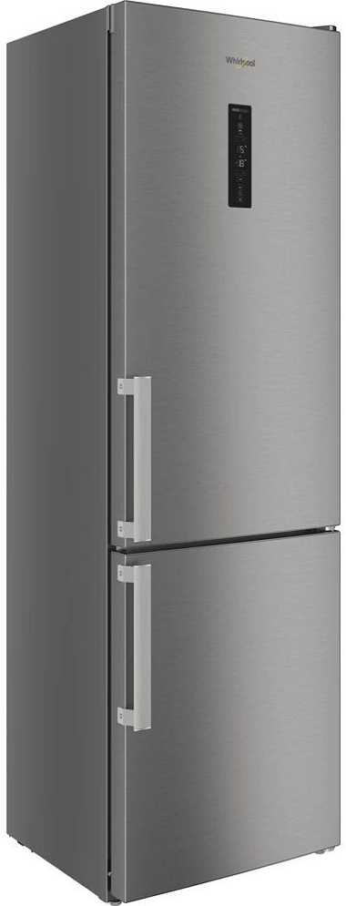 Frigider cu doua usi Whirlpool WTS 7201 MX / 357 l / 196 cm / A+ / Gri photo 2