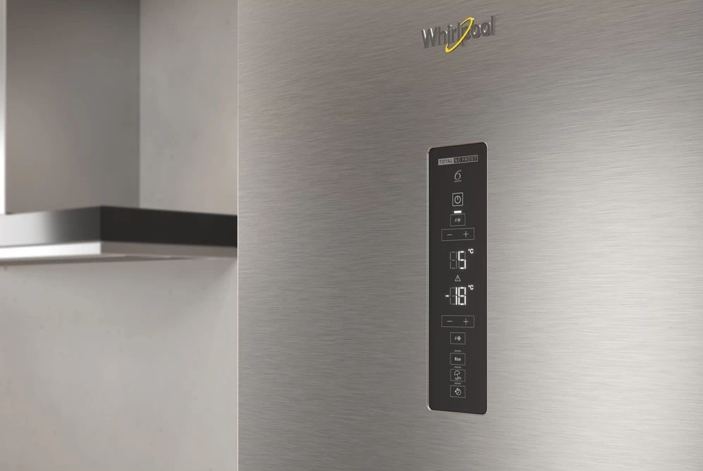 Frigider cu doua usi Whirlpool WTS 7201 MX / 357 l / 196 cm / A+ / Gri photo 4