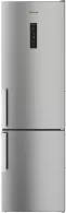 Холодильник с нижней морозильной камерой Whirlpool WTS8202IMX, 310 л, 196 см, A++, Серебристый