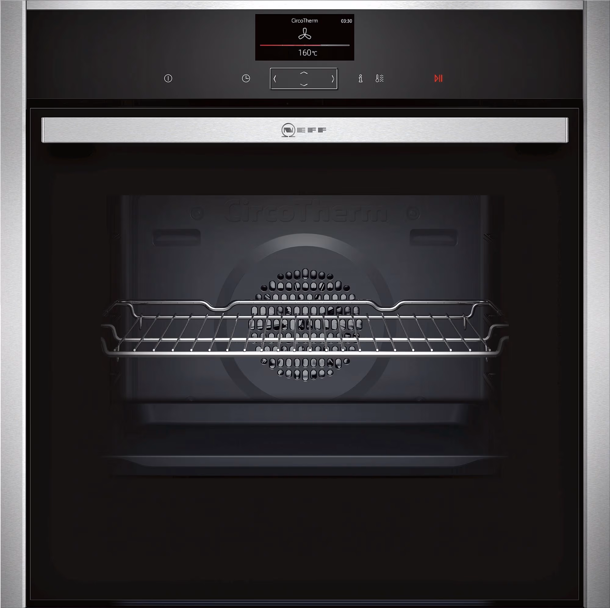 Встраиваемый духовой шкаф Neff B27CS22N1, 71 л, A+, Нерж. сталь 