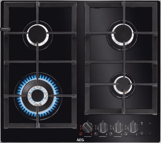 Встраиваемая  газовая панель AEG HKR64540NB 