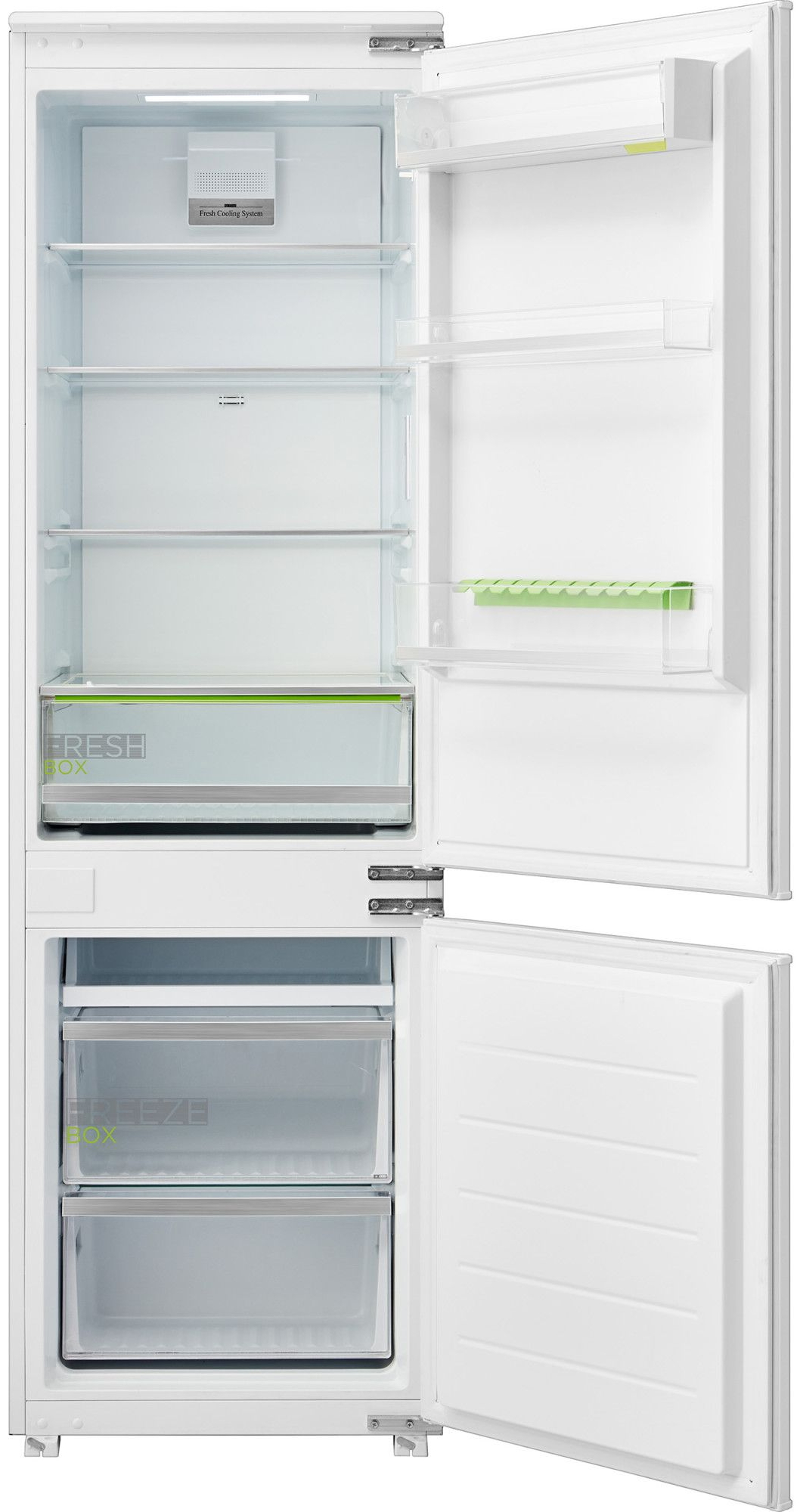 Frigider cu doua usi Midea 332 BI NF / 241 l / 177 cm / A+ / Alb photo 4