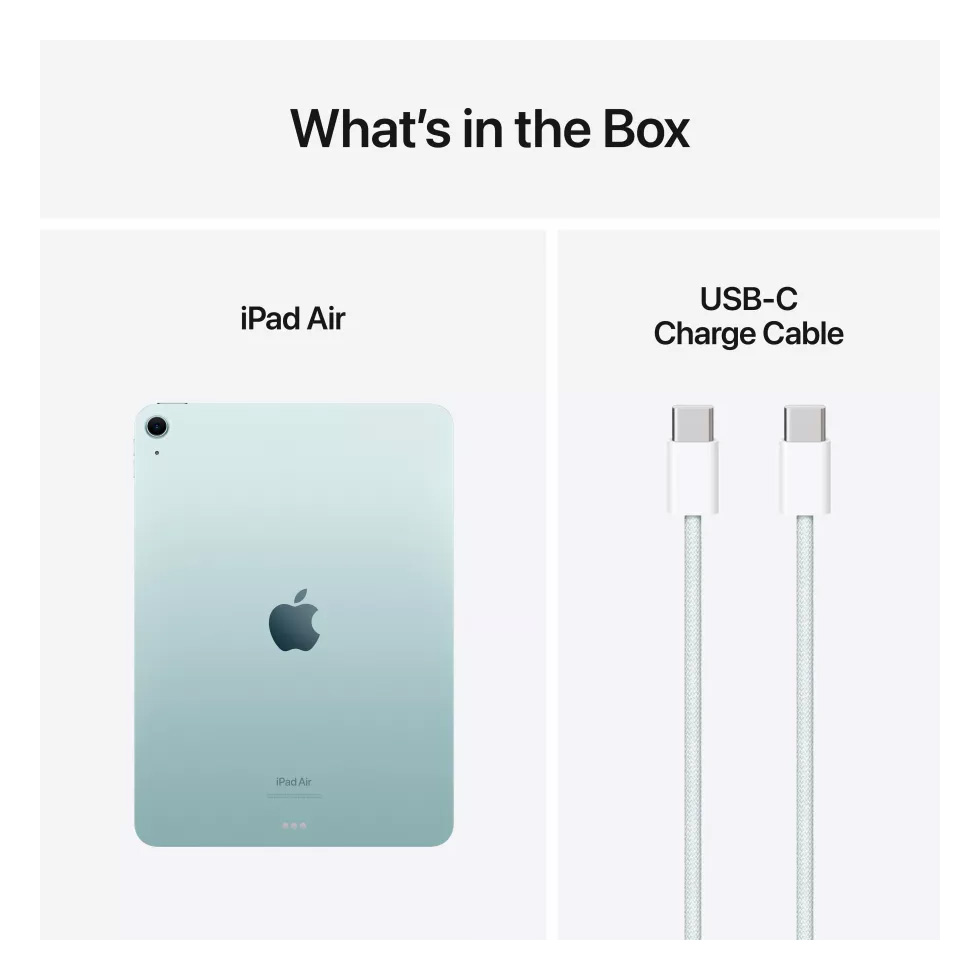 Планшет Apple iPad Air 2024 11 дюймов / Wi-Fi / 8 ГБ / ГБ / Blue photo 9