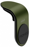Suport auto pentru smartphone Promate AIRGRIP-3 Green thumbnav 1