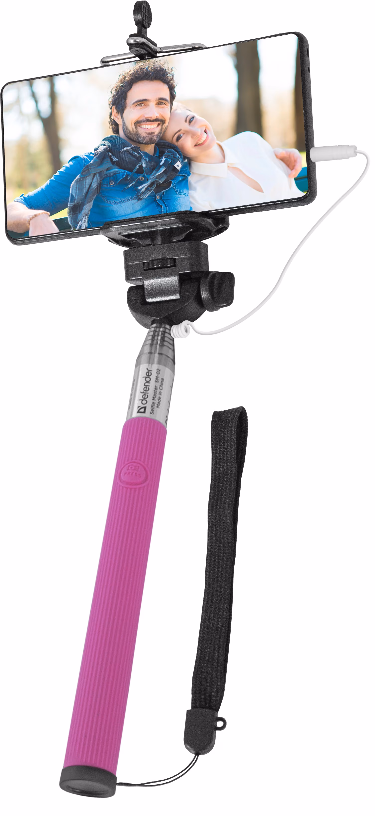 Selfy monopod Defender SM-02 Pink 