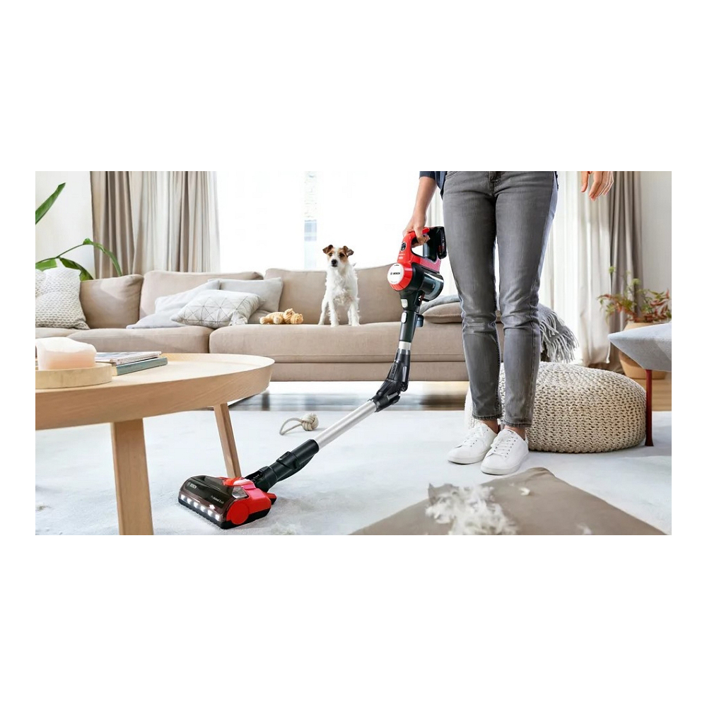 Вертикальный пылесос Bosch BBS711ANM / 250Вт / Red photo 3
