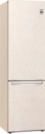 Frigider cu congelator jos LG GWB509SENM, 384 l, 203 cm, A++, Bej