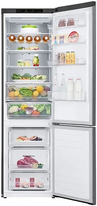 Frigider cu doua usi LG GW-B509SLNM / 384 l / 203 cm / F / Gri photo 3