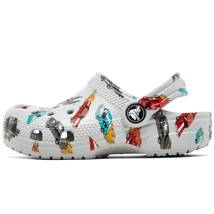 Шлепанцы Crocs Classic Race Cars Graphic photo 1 Шлепанцы Crocs Classic Race Cars Graphic photo 1