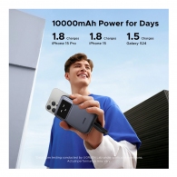 Внешний аккумулятор Ugreen 10000mAh 30W Uno Series Cables Type-C Space Gray thumbnav 2