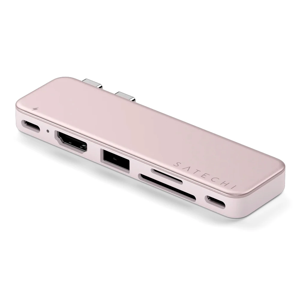 USB Hub Satechi Snap 6 in 1 для MacBook Neo Blush (ST-HUSNP)