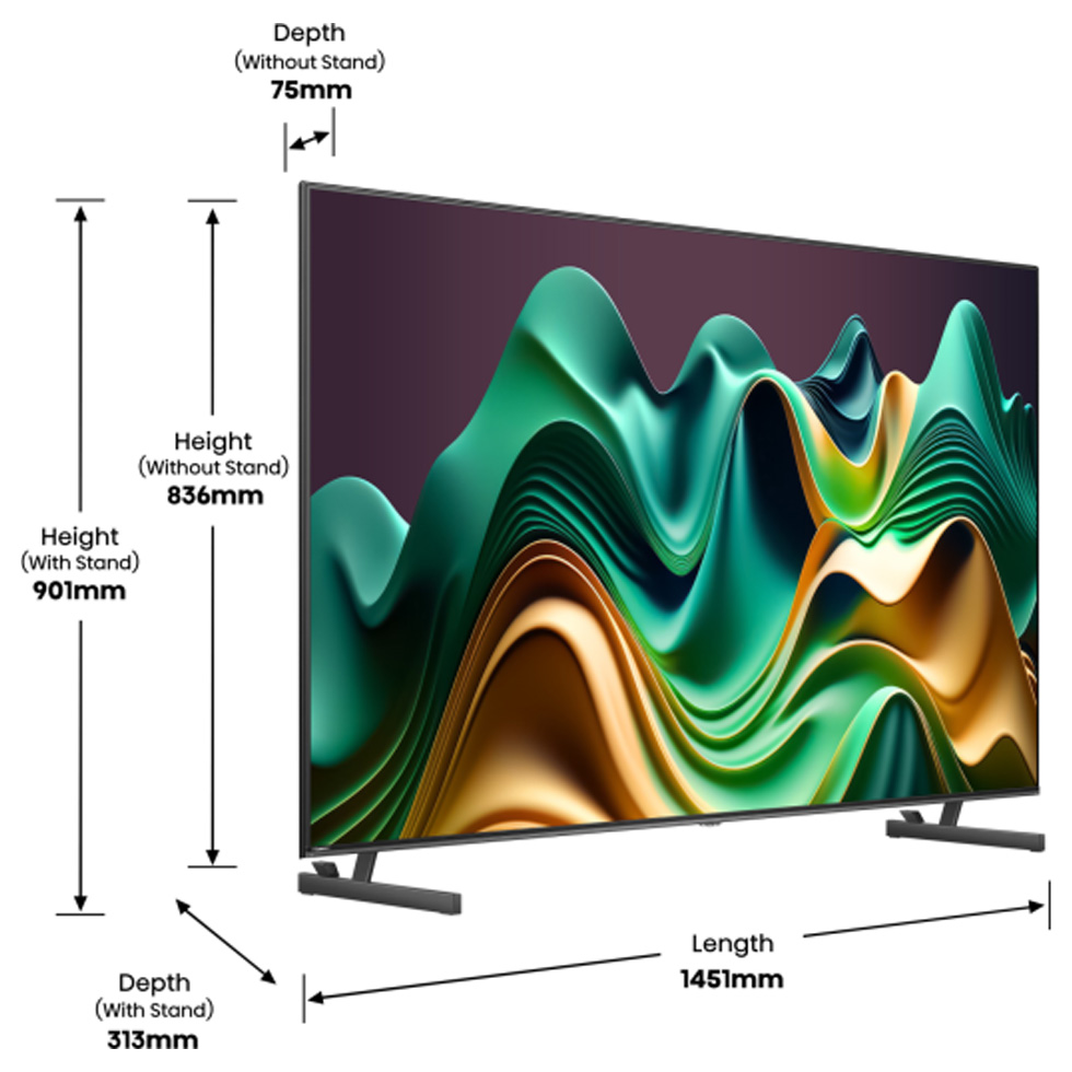 Телевизор Hisense 65U6NQ / 65" / Mini LED / UHD 4K photo 7