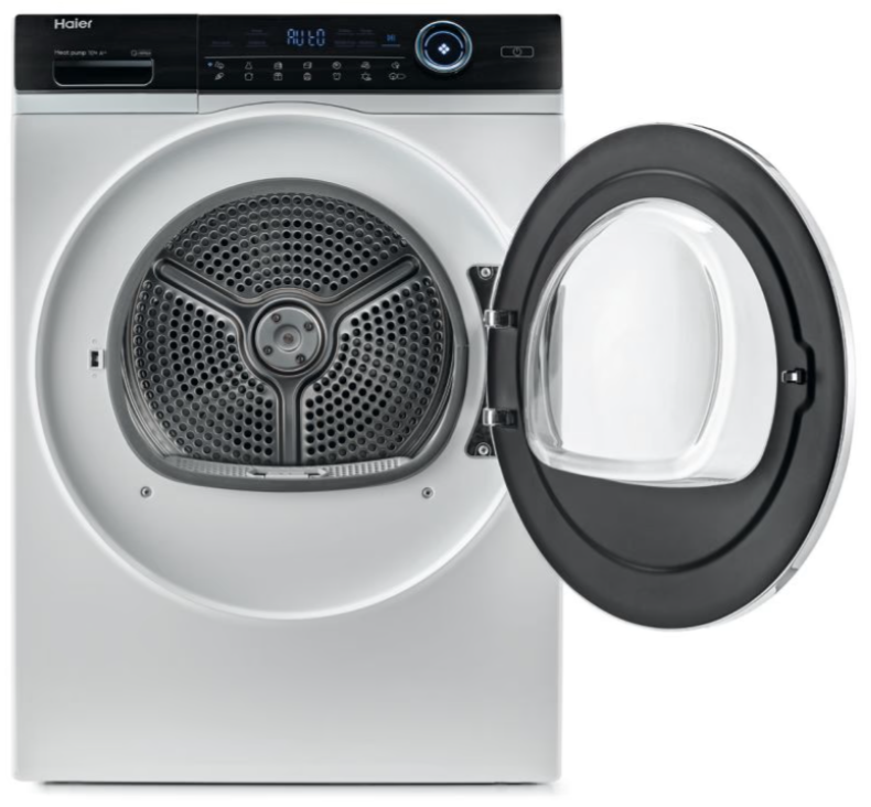 Сушильная машина Haier HD100-A2979N-S / 10 кг / A+++ / Белый с черным photo 2