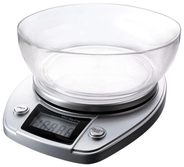 Кухонные весы Gorenje KT05NS, 5 кг, Серый